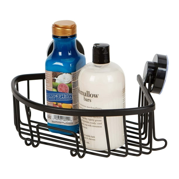 New GECKO Corner Strong Suction Bathroom Shower No Rusting Bath Rack Holder